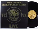 ALICE COOPER Billion Dollar Babies Live RHINO LP NM/VG++ europe with 7