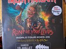 Iron Maiden Run For Your Lives - Live In Paris 2025 Treble Lp