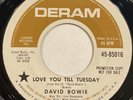 David Bowie ‎– Love You Till Tuesday – Deram ‎- 45 - 85016 – 1967 45 RPM 7