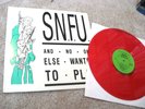SNFU/...And No One Else Wanted To Play/ 1985/ Hardcore/ Red Vinyl/ Insert