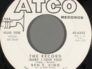 Ben E. King - The Record (Baby, I Love You), 7