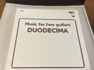 Opus 3 Vinyl LP Music For Two Guitars Duodecima 8201