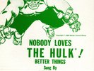 THE TRAITS - NOBODY LOVES THE HULK - NY GARAGE 45 with PICTURE SLEEVE (M-) HEAR