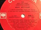 Vintage Christmas Vinyl – Andy Williams – The Andy Williams Christmas Album 1960
