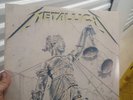 Metallica and Justice for All Vinyl Record, 1988, Elektra, Asylum