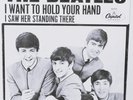 BEATLES I Want To Hold Your Hand CAPITOL 45 w/ PS 1964 1st pressing HOFER
