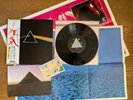 PINK FLOYD The Dark Side Of The Moon JAPAN LP OBI Book 2 Poster Card Solid Blue