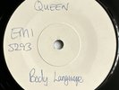 QUEEN -Body Language- Original UK 7” Test Pressing / White Label (Vinyl Record)