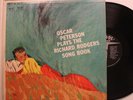 Oscar Peterson Lp Plays The Richard Rodgers Song Book On Verve - Vg++/ Vg+ To V