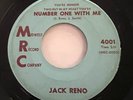 JACK RENO Number One With Me / My Satisfaction MRC Country Bopper Rare 45