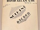 David Allan Coe Band, Nothing Sacred Record VG++, D.A.C. Records LP-0002