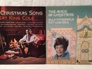 2 NAT KING COLE Vinyl Records-The Christmas Song,The Magic Of W/ Ella Fitzgerald