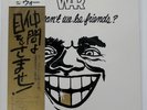 WAR WHY CAN'T WE BE FRIENDS LIBERTY LLS80304 Japan OBI VINYL LP