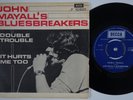 JOHN MAYALL w/ PETER GREEN Double Trouble RARE Sweden 45 blues r&b mod SWEDISH