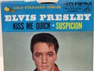 Elvis Presley - Kiss Me Quick/Suspicion 45 RPM RCA 447-0639 Rockaway Pressing NM