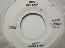Ringo Starr 45 Hey Baby Advance PROMO