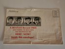Beatles free record shipping envelope