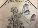 Metallica And Justice for All Vinyl Record, 1988, Elektra, Asylum