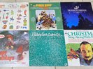 CHRISTMAS 6 Vinyl LP Lot: Beach Boys Mitch Miller Johnny Mathis Carpenters Elvis