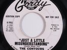 Northern Soul 45 CONTOURS Just A Little Misunderstanding GORDY promo d