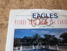 JOE WALSH AUTOGRAPHED 1970s VG++ Eagles Please Come Home For Christmas/Funky 45