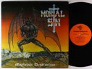Mortal Sin - Mayhemic Destruction LP - Mega Metal Australia - Thrash VG++