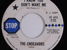 Northern Soul Funk 45 ENDEAVORS I Know You Don't Want Me STOP promo HEAR d