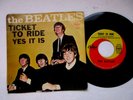 THE BEATLES - TICKET TO RIDE PICTURE SLEEVE  - NM 45 RPM RECORD