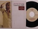 Rap Hip Hop 45 LAURYN HILL Doo Wop (That Thing) RUFF HOUSE picture sleeve HEAR d