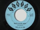 4 U & HIM Back Door Man/Travelin Light 7” 45 1967 Michigan garage rock on Fenton