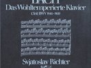 Bach*, Svjatoslav Richter* - Das Wohltemperierte Klavier (1. Teil B Vinyl 210243