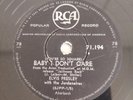 ELVIS PRESLEY BABY I DON'T CARE 78RPM SOUTH AFRICAN RCA 71.194