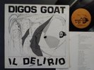 LP DIGOS GOAT IL DELIRIO 1988 ITALIAN HARDCORE PUNK ROCK + INNER CON TESTI