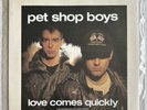 PET SHOP BOYS -Love Comes Quickly- Rare UK 10” with Poster & Printed PVC Sleeve