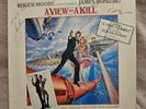 A View To A Kill Soundtrack Vinyl - 007 - Signed by Roger Moore and Grace Jones