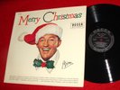 Vintage NM 1955 1st Press Bing Crosby / Merry Christmas LP Record Decca DL-8128