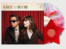 A Very She And Him Christmas Star Shaped Holiday Blood Records /1000 Presale