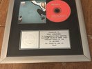 Rare Moby “Play” Platinum Record Award RIAA Electronic Music 12”x12”