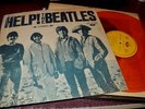 THE BEATLES HELP  LP ORANGE VINYL TAIWAN IMPORT CSJ105 VG+