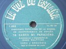 Spanish Civil War Songs Moriche Rodolfo Halffter 78RPM Chant du Monde 1002