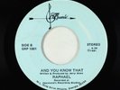 Modern Soul 45 - Raphael - And You Know That - RCM - rare