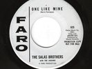 THE SALAS BROTHERS 45RPM '65 FARO DONE ESTA SANTA CLAUS/ONE MORE TIME PROMO VG+