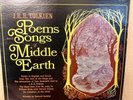 J.R.R. Tolkien Poems and Songs of Middle Earth Vinyl LP NM Caedmon TC 1231 READ
