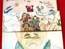 John Lennon Walls And Bridges LP FLAP CVR+INNER+BOOKLET UK ORIG 1974 Apple VINYL