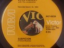 ELVIS PRESLEY Suspicion/Kiss Me Quick RCA 447-0639 ORANGE GOLD STANDARD NM