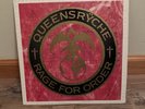 Queensryche - Rage For Order  Vinyl LP 1986 Pressing EX/EX