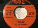 MELLOW KEYS listen Baby / Im Not A Deceiver 45 Doowop Gee GG-1014 VG