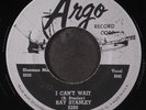 RAY STANLEY: i can't wait / over a coke ARGO 7