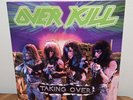 Over Kill Taking Over Vinyl Record LP Original 1987 Megaforce 81735-1