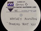 WHITNEY HOUSTON: Thinking About You US Acetate Mastering Test Mixes RARE